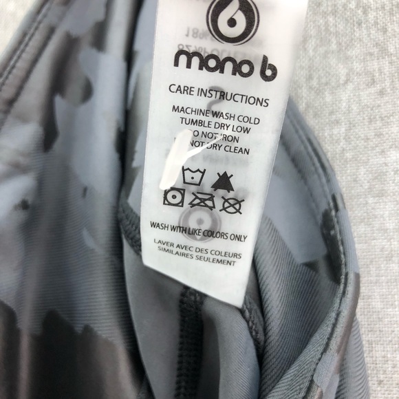 Mono B Camo Holographic Microdot Foil High-waist Leggings Size S - Picture 8 of 12